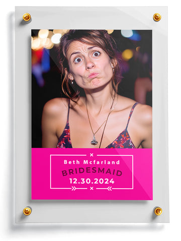 "Candyland" Wedding Trading Card
