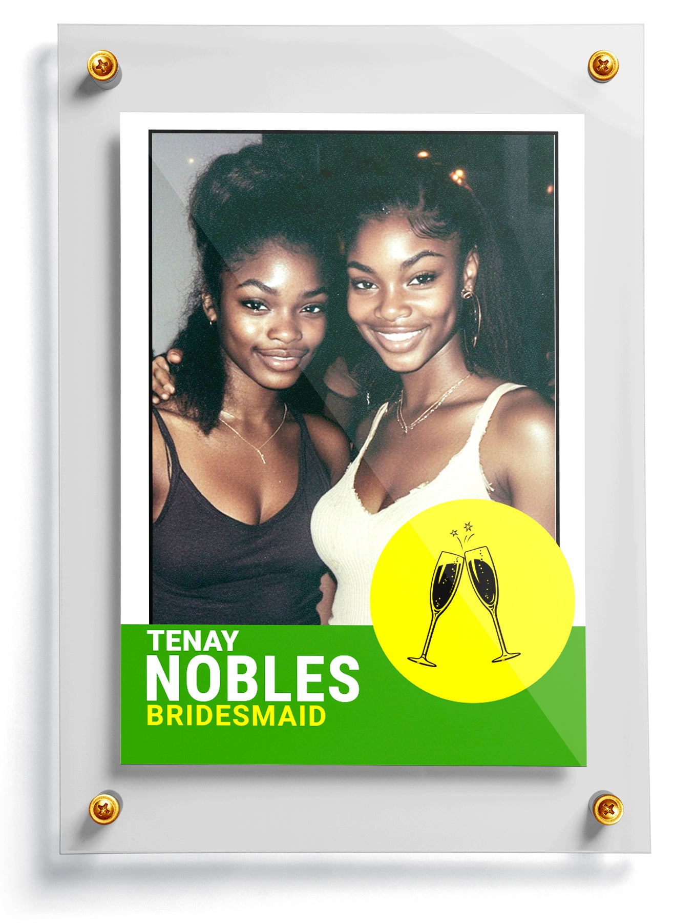 "Envy" Wedding Trading Card