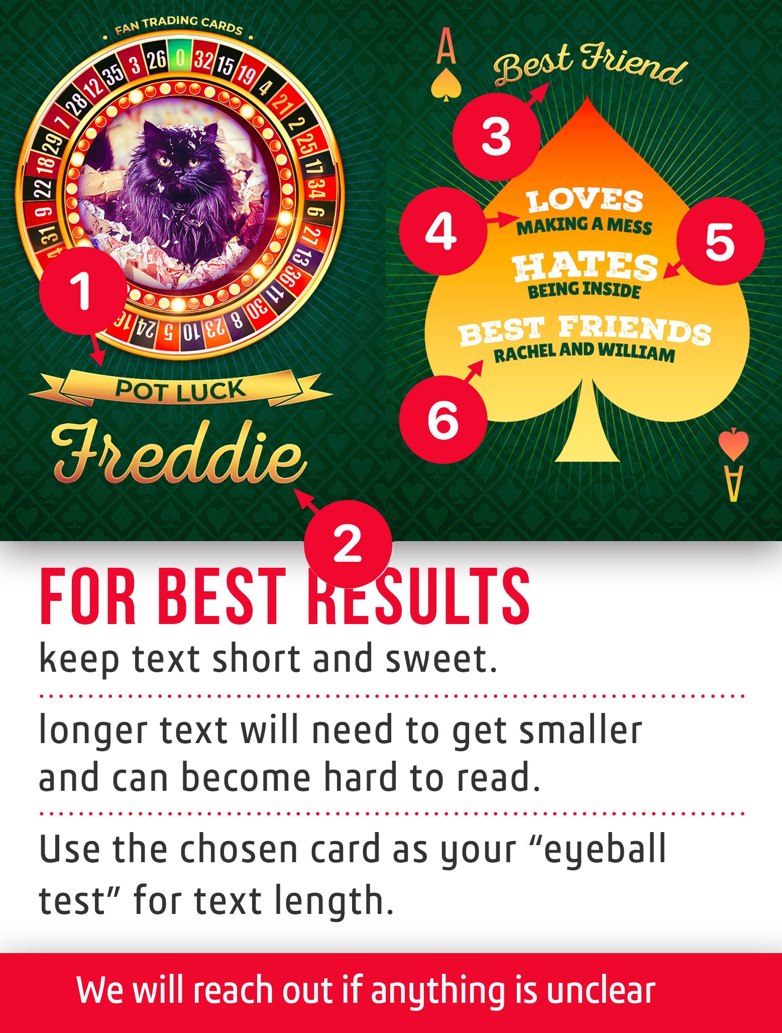 "Lucky" Pet Trading Card