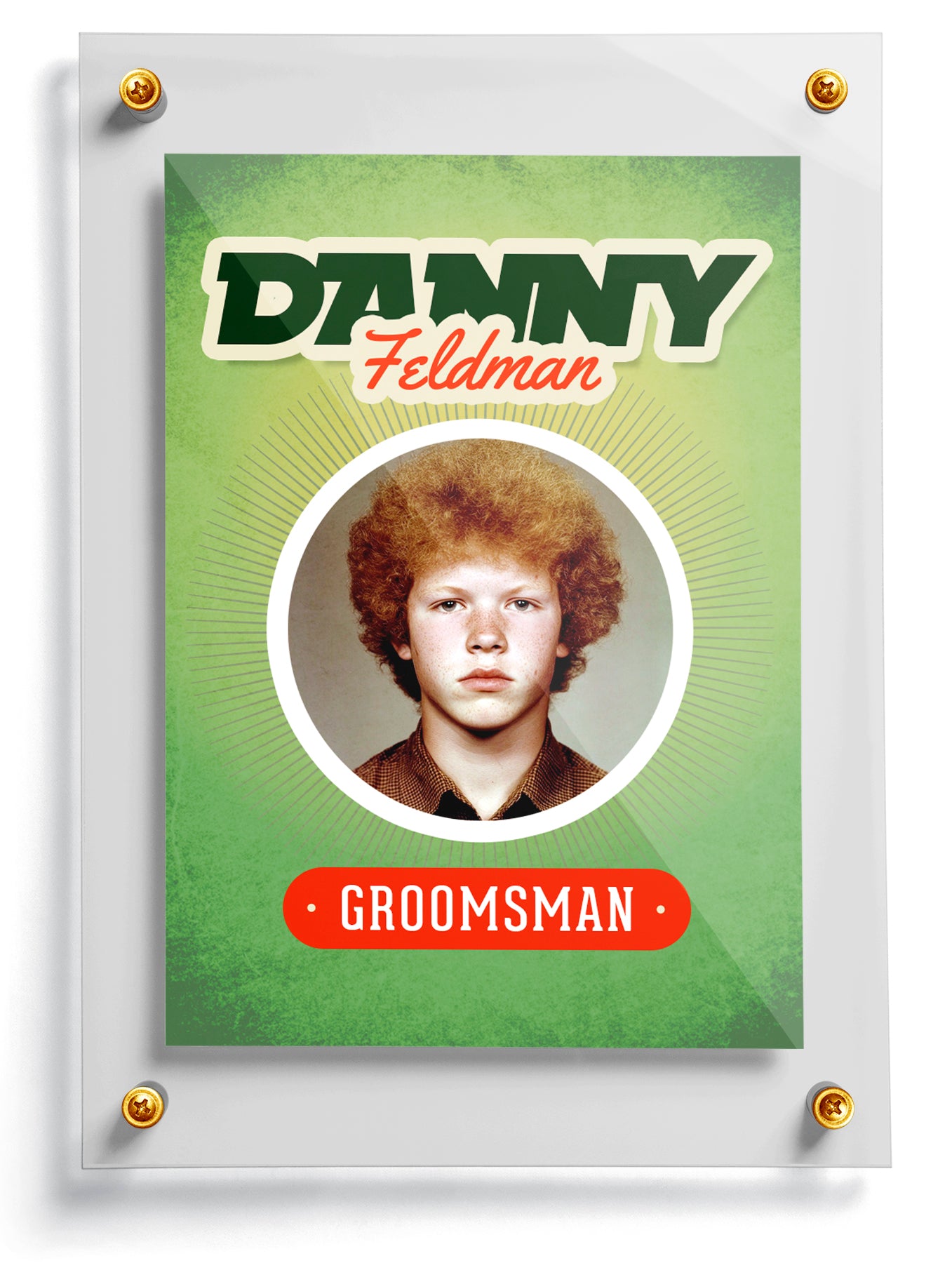 "Mongoose" Wedding Trading Card