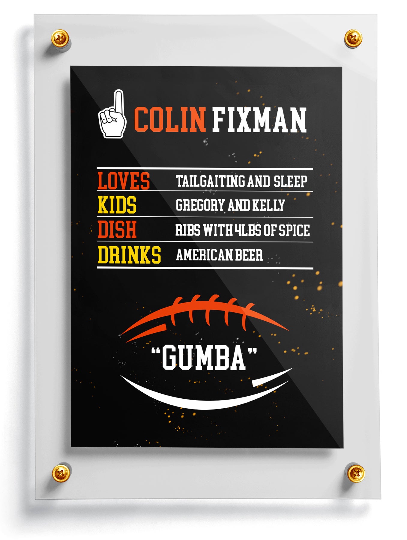 "Pigskin" Football Trading Card