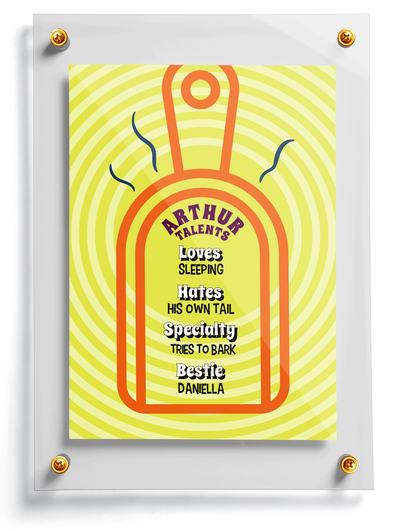 "Scoop" Trading Card