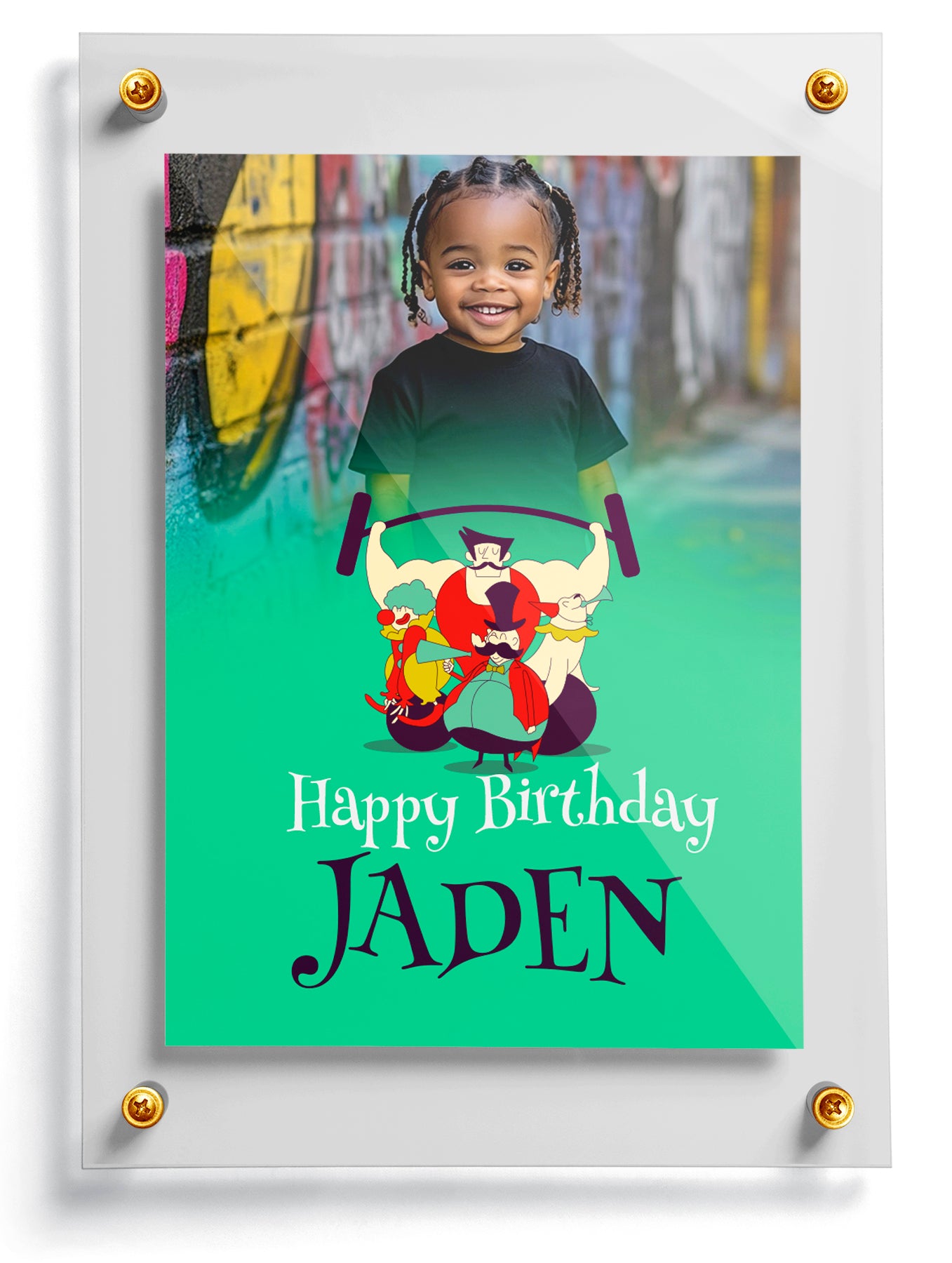 "Side show" Birthday Trading Card