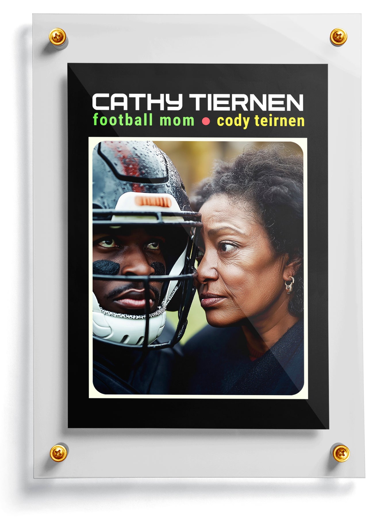 "Soldier" Mom Trading Card