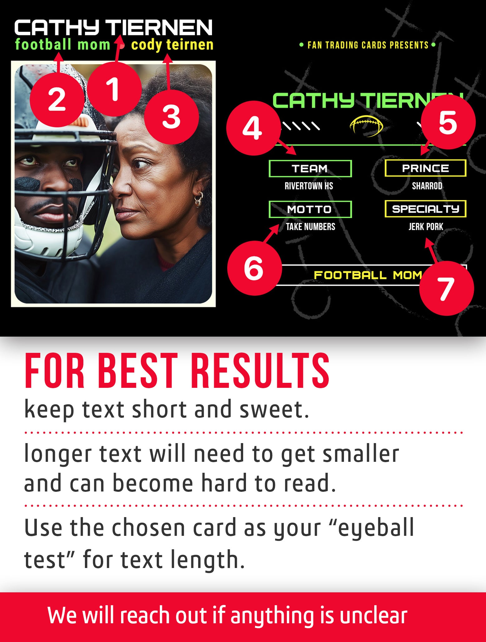 "Soldier" Mom Trading Card