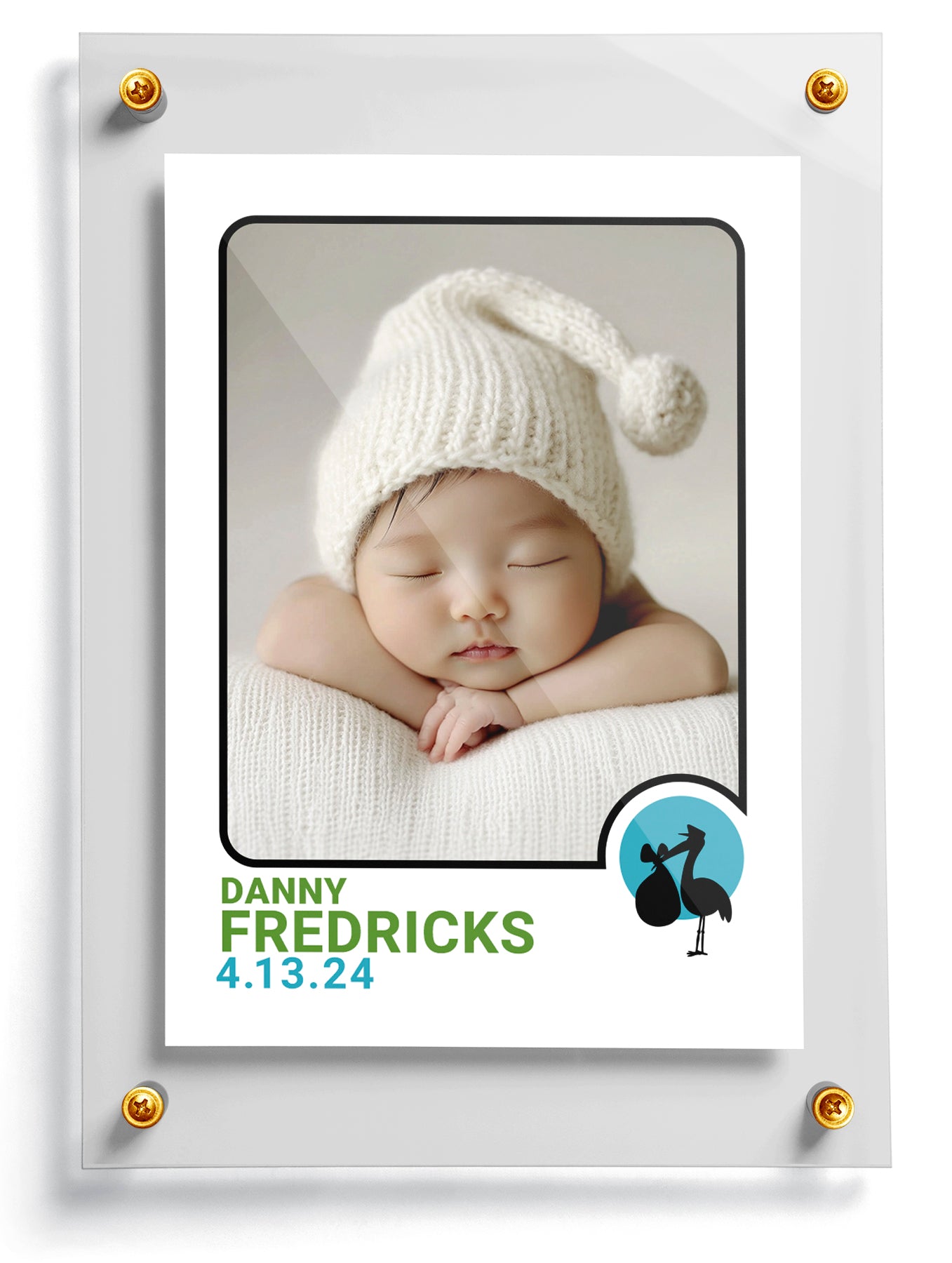 "Stork" Trading Card