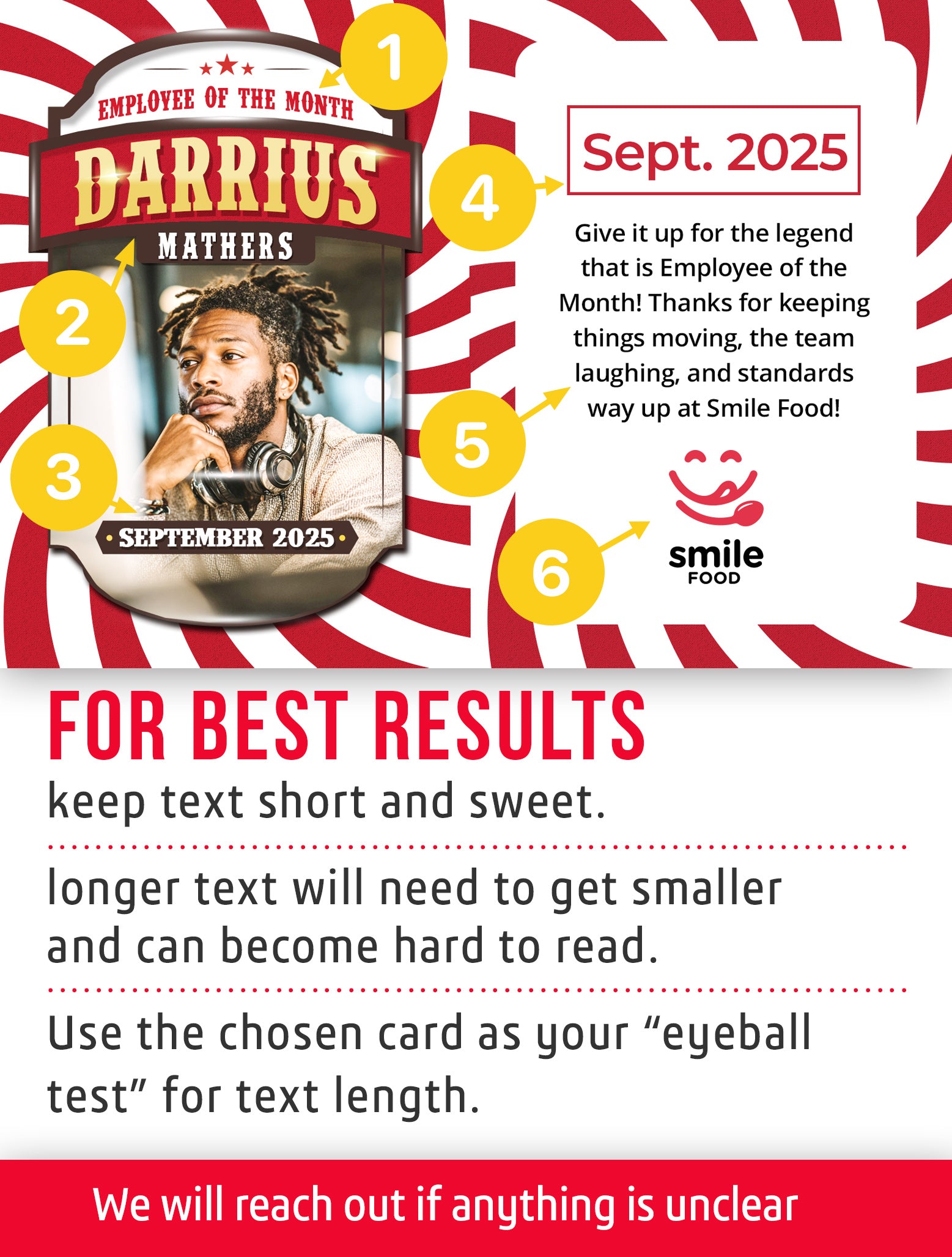 Overview of trading card template named Glory with customization details and instructions