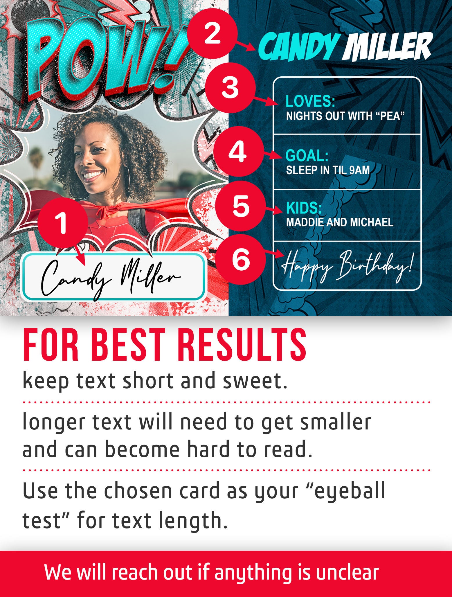Rookie trading card template named Street with player information and customization instructions. 