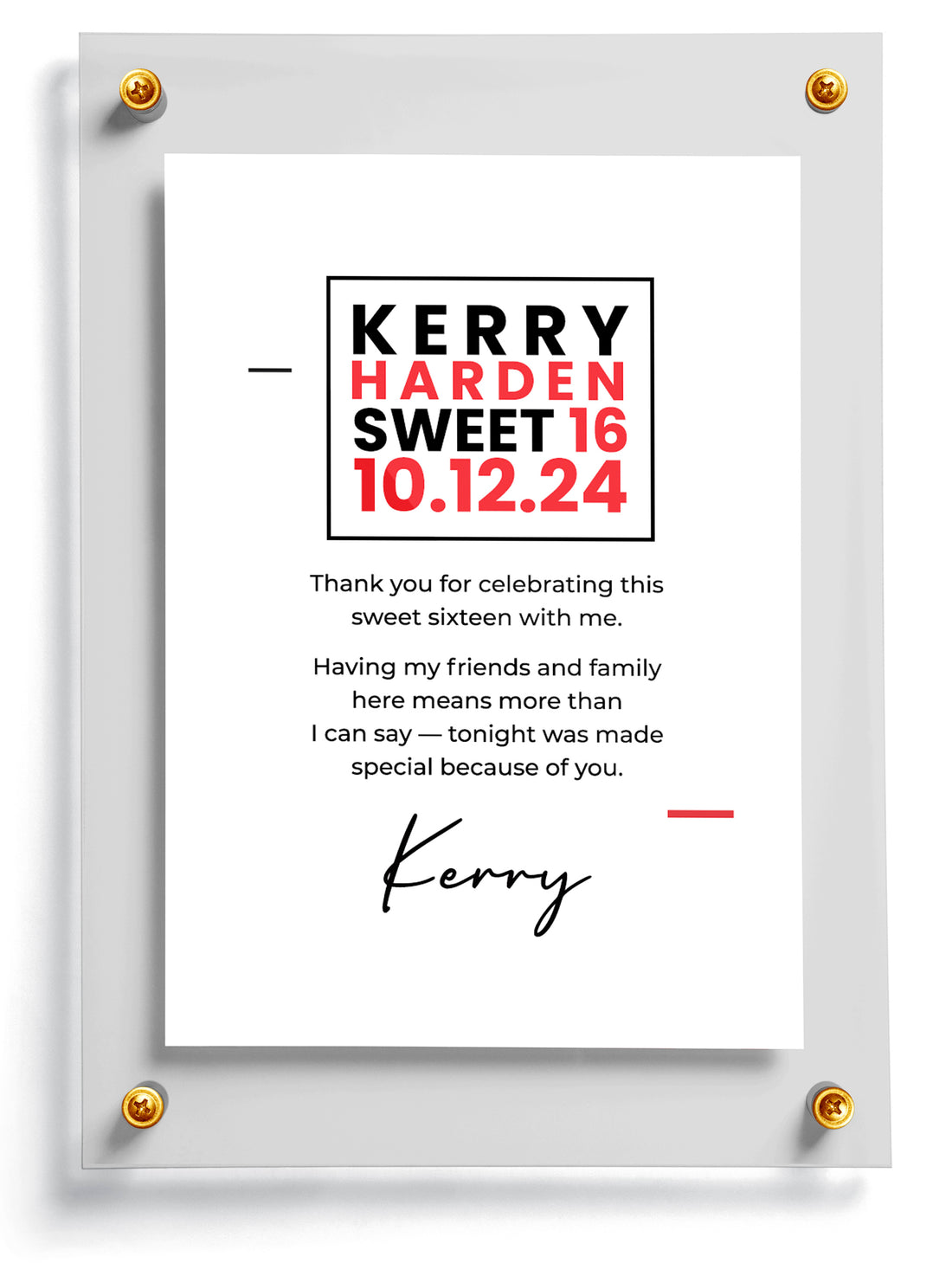 Custom birthday trading card template named Strobe.