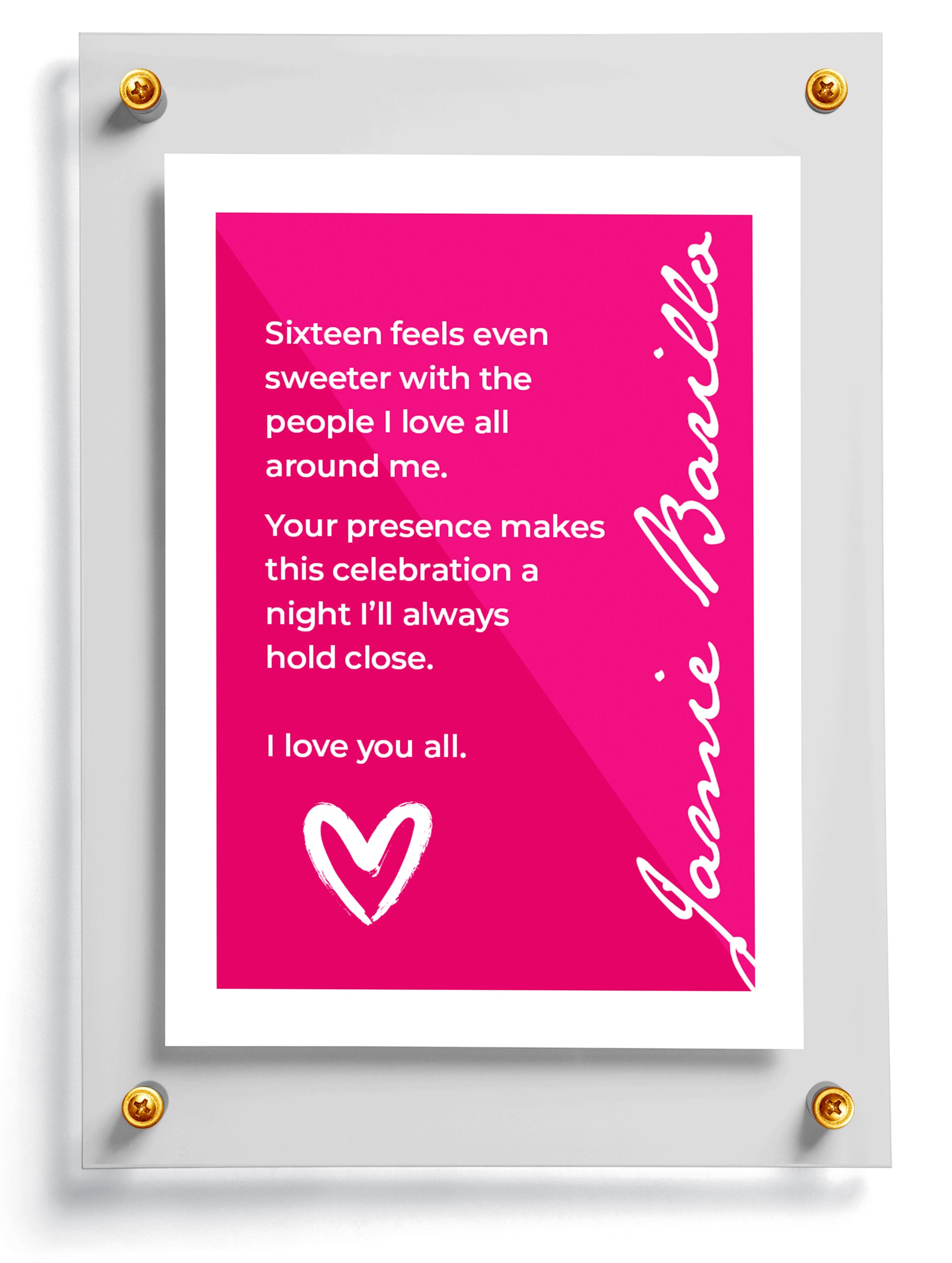 Sweet 16 trading card template with stats and customization